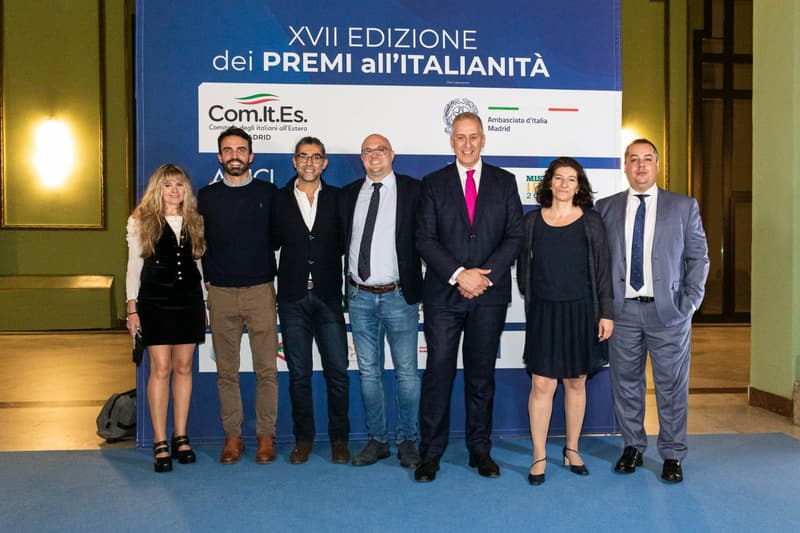 La junta de AS.ER.ES. en la XVII edición de los Premios a la Italianidad en Madrid